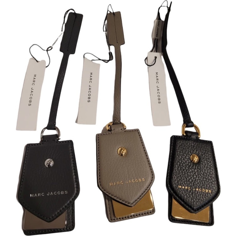 Marc Jacobs Leather Luggage Handbag Shad Hang Tag